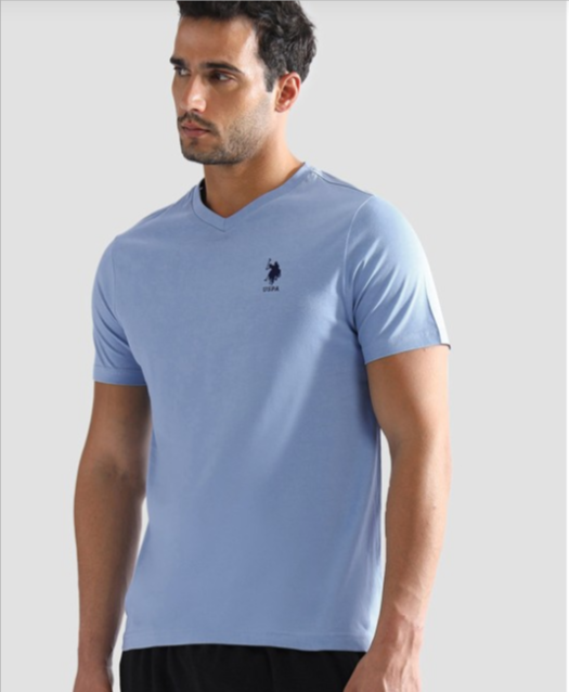 Embroidered Logo Pure Cotton Lounge T-shirts